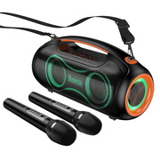  Портативная колонка HOCO DS67 Cool light RGB BT speaker черный 