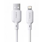  Кабель Baseus P10377702213-01 Silky Series Fast Charging Cable USB to iP 2.4A 2m Moon White 