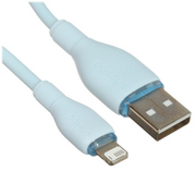  Кабель Baseus P10355700311-B1 Pudding Series Fast Charging Cable USB to iP 2.4A 1.2m Galaxy Blue 