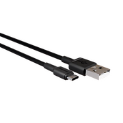  Кабель More choice K19a/К19а USB+Type-C 2.0A TPE 1м Black 