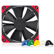  Кулер Noctua NF-F12 PWM chromax.black.swap (120x120x25mm, 4-pin 54.97CFM, 22.4dBA, 1500RPM, Black) 
