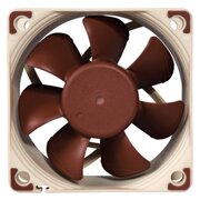  Кулер Noctua NF-A6X25 PWM (60x60x25mm, 4-pin 29.2CFM, 19.3dBA, 3000RPM, Beige/Brown) 