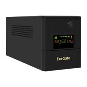  ИБП ExeGate SpecialPro Smart LLB-1000.LCD.AVR.4SH.USB (EX299949RUS) 1000VA/700W, LCD, AVR, 4*EU/Тип F(Schuko,USB, батарея 12V 7.2Ah-2шт 