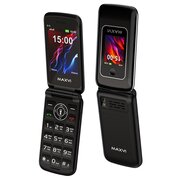  Мобильный телефон Maxvi E15 черный 