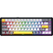  Клавиатура Ajazz AK680 Max (8+1K) черный/серый/желтый 