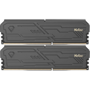  ОЗУ Netac DDR4 Shadow III Black (NTSHD4P26DP-16K) 16Gb, 2666Mhz, CL19, с радиатором 