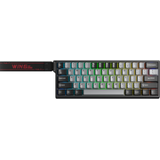  Клавиатура AULA WIN60HE Pro Edition Light Grey-Dark Grey Meteor Magnetic Switches 