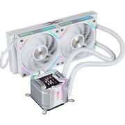  СВО 1STPLAYER X-240E White (X-240E-WH) / 2x120mm, ARGB, 7-segment display, 250W TDP 