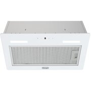  Вытяжка Delonghi NUOVO 508 BB белое стекло 