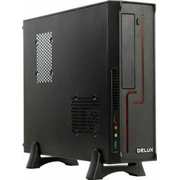  Корпус Delux H308 черный, БП 300W, mATX, USB 3.0, audio 