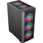  Корпус Vicsone X1 Mesh 600W Black 