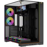  Корпус Thermalright TR-A70 Vision Fan5-M (TRA70VF5MB) / Black / TG / 5x120mm ARGB PWM Fans / ARGB Strip / 9.16'' LCD screen / USB Type-C / ATX 