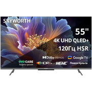  Телевизор Skyworth 55Q66H Google TV Frameless черный/серебристый 