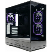  Корпус Powercase GT3 ARGB (CMGT3B-A3), TG, Type-C, 3x 120мм ARGB PWM Fans, чёрный, mATX 