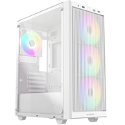  Корпус ID-Cooling Ware 300 ARGB White mATX/win TG/ 4 fans/ Type C/ CPU 160mm/ GPU 320mm/ no PSU 