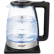 Электрочайник Vitek VT-WK1071 черный/серебристый 