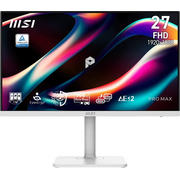  Монитор MSI Pro MAX 271PHW E14 (9S6-3PF54H-022) белый IPS LED 1ms 16:9 HDMI M/M матовая HAS Piv 1500:1 300cd 178гр/178гр 1920x1080 144Hz DP FHD USB 