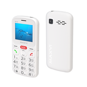  Мобильный телефон Maxvi B115 белый 