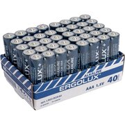 Батарейка AAA ERGOLUX LR03-40Box Промо Alkaline (14672) 