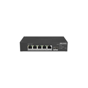  Коммутатор неуправляемый Hikvision DS-3T1306P-SI/HS 1SFP 3PoE 1PoE+ 1PoE++ 60W 