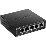  Неуправляемый коммутатор D-Link DGS-1005P/L ревизия A1 с 5 портами 10/100/1000Base-T 4 порта PoE 802.3af/at, PoE-бюджет 60Вт 