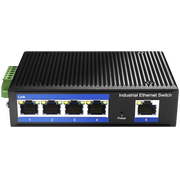  Промышленный коммутатор Cudy IG1005P 2.0 с 5  гигабитными портами 4 порта PoE+ 