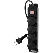  Сетевой фильтр Buro 400MDP-10-B 10м 4 розетки черный 