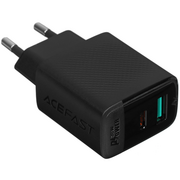  СЗУ ACEFAST A98 PD30W Gan USB-C+USB-A Charger EU Black 