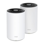  Домашняя Mesh Wi-Fi 6 системаTP-Link Deco PX50(2-pack) AX3000 с Powerline G1500, 2,4/5ГГц, до 2976Мбит/с 