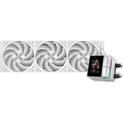  СВО PcCooler DS360 Display ARGB (DS360-WHAWXY-GL) Soc-AM5/AM4/1200/1700/1851 белый 4-pin 39.8dB Al LCD 310W Ret 