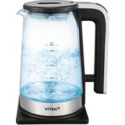  Электрочайник Vitek VT-WK1073 черный/серебристый 