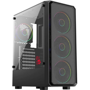  Корпус Bloody CC-126 черный без БП ATX 8x120mm 2xUSB2.0 1xUSB3.0 audio bott PSU 