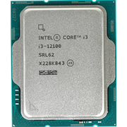  Процессор Intel Core i3-12100 (CM8071504651012SRL62) APU LGA1700 (Alder Lake, 4C/8T, 3.3/4.3GHz, 12MB, 60/89W, UHD Graphics 730) OEM 