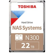  HDD Toshiba N300 HDWG82CUZSVA NAS SATA3 3.5" 22TB 7200 1024Mb 6Gb/s, 24x7 1 year warranty 