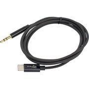 Переходник AUX VIXION Pro VX-10c (02786) jack 3,5(M)-Type-C, 1м, черный 