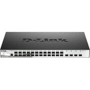  Коммутатор управляемый D-Link DGS-1210-28XS/ME/C1A (L2) 24SFP 4SFP+ 