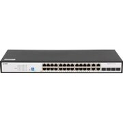  Коммутатор управляемый SNR SNR-S2300G-24TC-POE (L2) 24x1Гбит/с 4xКомбо(1000BASE-T/SFP) 24PoE 370W 