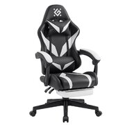  Кресло DEFENDER Aspect 64477 класс 4, PU, подножка Чер/Белый 