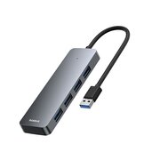  USB-хаб Baseus UltraJoy Series B0005280b811-10 4-Port HUB Lite 15cm (USBA to USB3.0*4) 