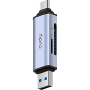  Кардридер Cudy UH200 с двумя слотами SD, TF и двумя портами USB 3.0 
