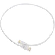  Патч-корд Cabeus PC-TEL-RJ12-0.5m 6p4c телефонный белый 