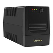  ИБП ExeGate Power NB-500.LED.AVR.2SH.USB (EX299481RUS) 500VA/300W, LED, AVR, 2*Schuko, USB, батарея 12V 4.5Ah, Black 
