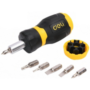  Отвертка Deli DL636182N в компл.6 предметов 