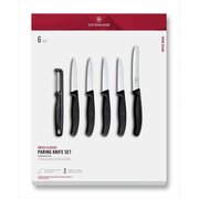  Набор ножей кухонных Victorinox Swiss Classic Paring 6.7113.61G компл. 6предм. черный подар.коробка 