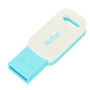  USB-флешка Netac UM75 (NT03UM75B-064G-32BL) USB 3.2 64GB белый/голубой 