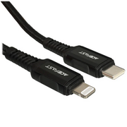  Кабель ACEFAST C1-01 USB-C to Lightning aluminum alloy charging data cable Black 