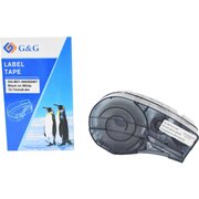  Картридж ленточный G&G GG-M21-500595WT черный на белом 12.7x6.4 для Brady BMP21-PLUS, BMP21-LAB 