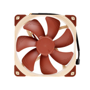  Кулер Noctua NF-A14 ULN (140x140x25mm, 3-pin, 46.97CFM, 11.9dBA, 800RPM, Beige/Brown) 