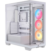  Корпус Corsair 3500X RS-R ARGB (CC-9011323-WW), без БП, Midi-Tower, TG, 3x120mm 2xUSB-A 3.2, 1xUSB Type-C, E-ATX, ATX, mITX White 