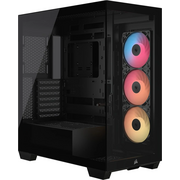  Корпус Corsair 3500X RS-R ARGB (CC-9011322-WW), без БП, Midi-Tower, TG, 3x120mm 2xUSB-A 3.2, 1xUSB Type-C, E-ATX, ATX, mITX Black 